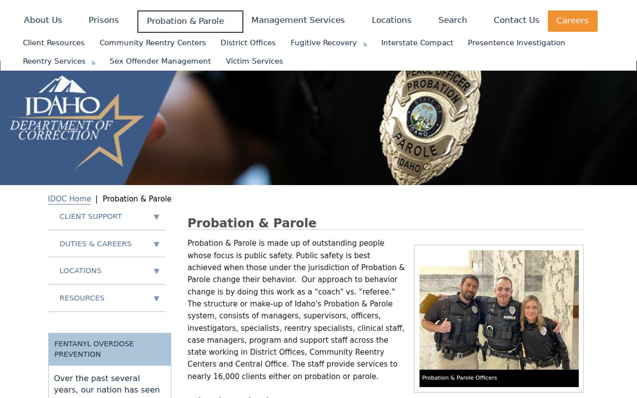 Minidoka County arrest records and IDOC supervision